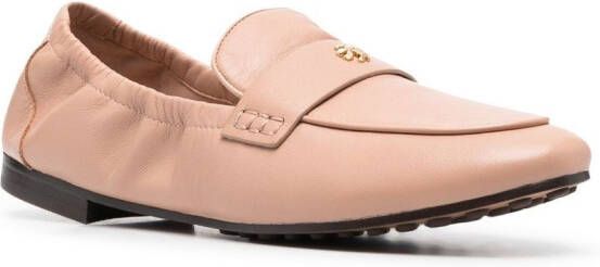 Tory Burch Ballet leren loafers Roze