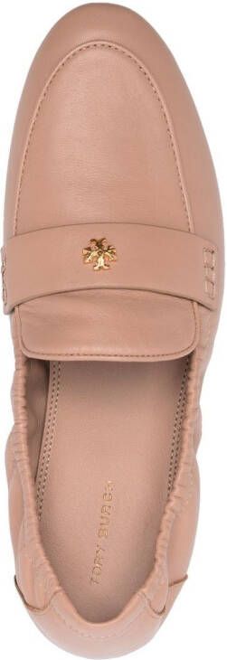 Tory Burch Ballet leren loafers Roze