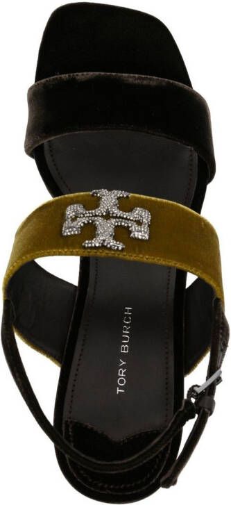 Tory Burch Sandalen met blokhak Bruin