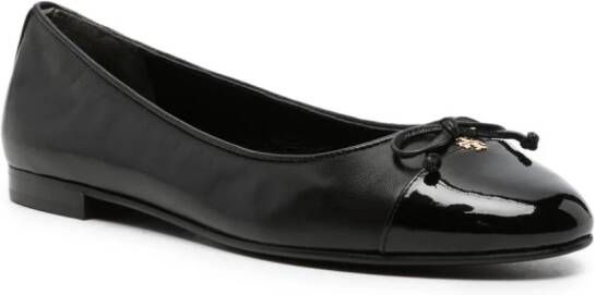 Tory Burch Ballerina's met bewerkte neus Zwart