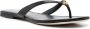 Tory Burch Klassieke leren teenslippers Zwart - Thumbnail 2