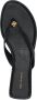 Tory Burch Klassieke leren teenslippers Zwart - Thumbnail 4
