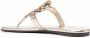 Tory Burch Ciabatte Miller sandalen met metallic-effect Goud - Thumbnail 3