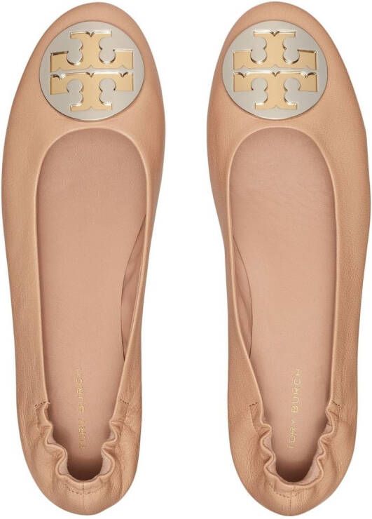 Tory Burch Claire ballerina's Beige