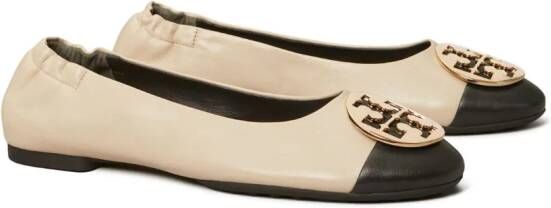 Tory Burch Claire ballerina's Beige