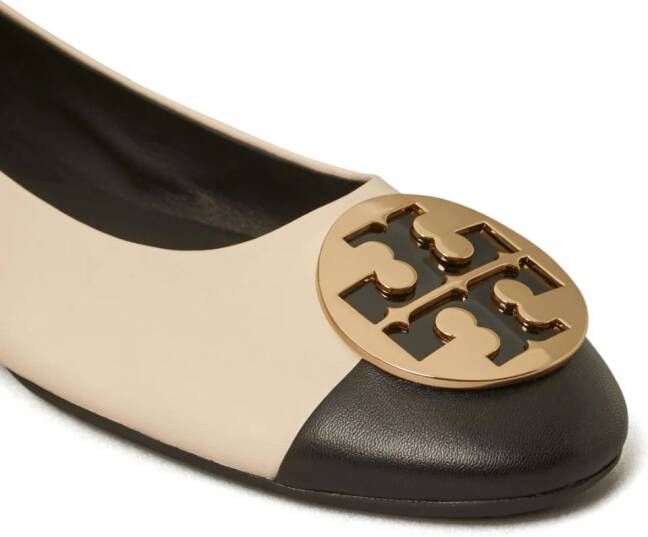 Tory Burch Claire ballerina's Beige