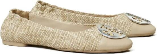 Tory Burch Claire ballerina's Beige