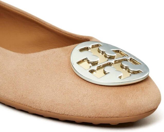 Tory Burch Claire ballerina's Beige