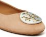 Tory Burch Claire ballerina's met logo Beige - Thumbnail 3