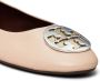 Tory Burch Claire leren ballerina's Roze - Thumbnail 3