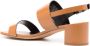 Tory Burch Double T 50mm leather sandals Bruin - Thumbnail 3