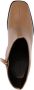 Tory Burch Double T 75 mm leren enkellaarzen Beige - Thumbnail 4