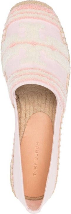 Tory Burch Espadrilles met TT-logo Roze