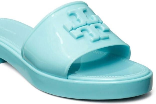 Tory Burch Eleanor Jelly slippers Blauw