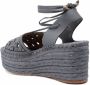 Tory Burch Espadrilles met plateauzool Blauw - Thumbnail 3