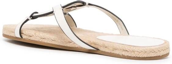 Tory Burch Geo Bombe Miller sandalen Beige