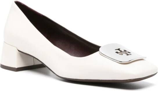 Tory Burch 35 mm Georgia leren pumps Beige