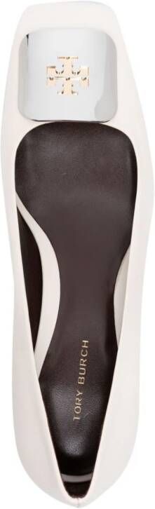 Tory Burch 35 mm Georgia leren pumps Beige