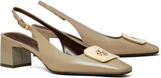 Tory Burch Georgia 55 mm slingback pumps Beige