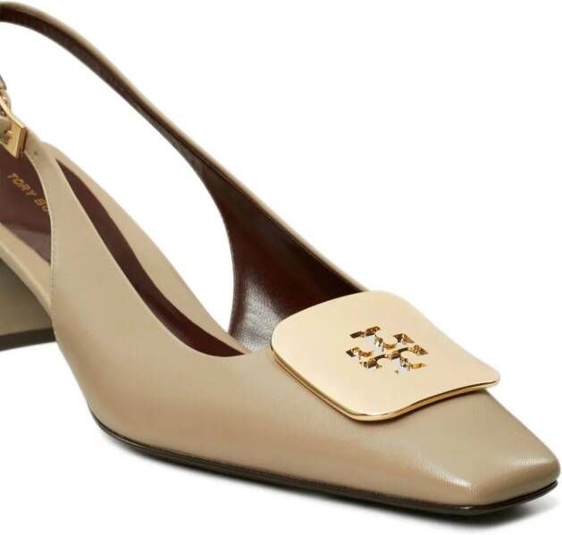 Tory Burch Georgia 55 mm slingback pumps Beige