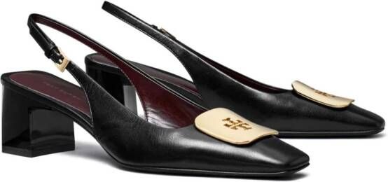 Tory Burch Georgia 55 mm slingback pumps Zwart