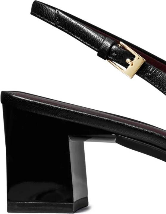 Tory Burch Georgia 55 mm slingback pumps Zwart