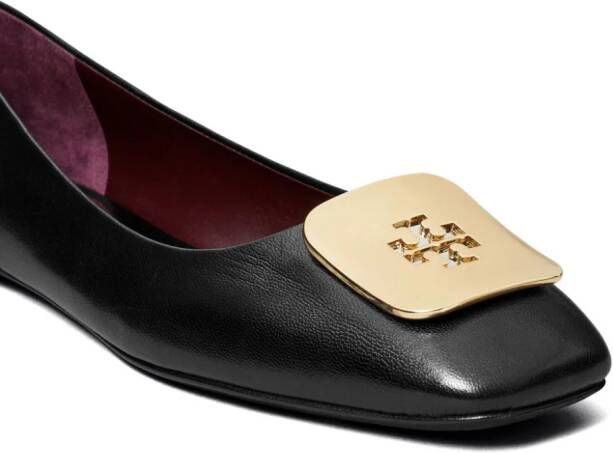 Tory Burch Georgia ballerina's Zwart