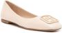 Tory Burch Georgia ballerina's met logoplakkaat Beige - Thumbnail 2