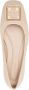 Tory Burch Georgia ballerina's met logoplakkaat Beige - Thumbnail 4