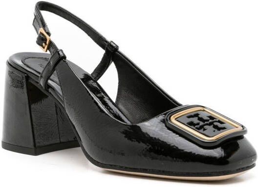 Tory Burch Georgia slingback pumps Zwart
