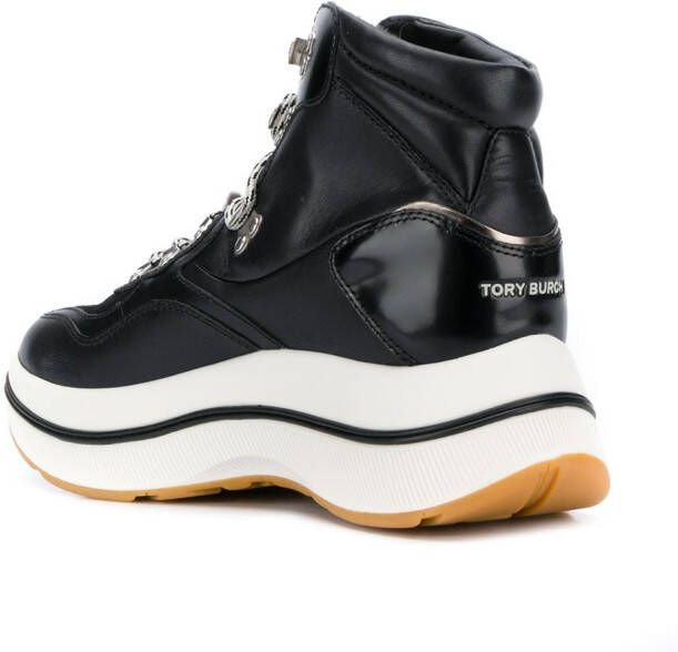 Tory Burch High-top vetersneakers Zwart