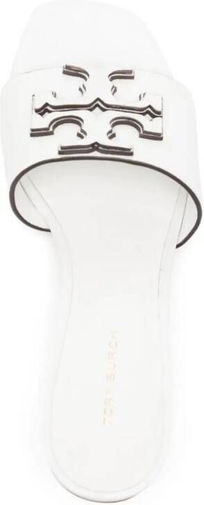 Tory Burch 55 mm Ines leren muiltjes Wit
