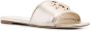Tory Burch Eleanor slippers Goud - Thumbnail 2