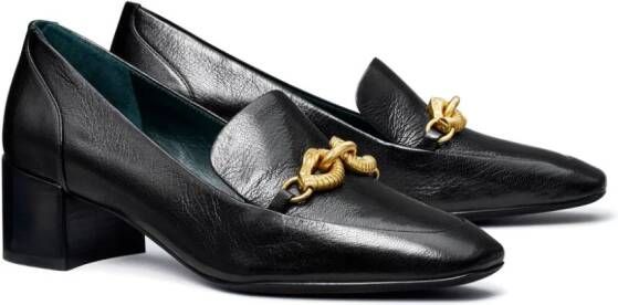 Tory Burch Jessa leren loafers Zwart