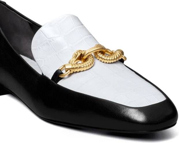 Tory Burch Jessa leren loafers Zwart