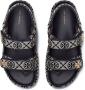 Tory Burch Kira Sport sandalen met monogram Blauw - Thumbnail 3