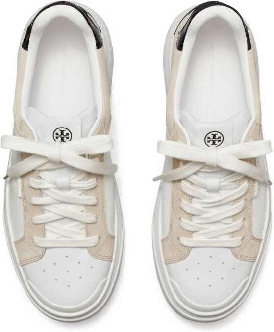 Tory Burch Ladybug suède sneakers Beige