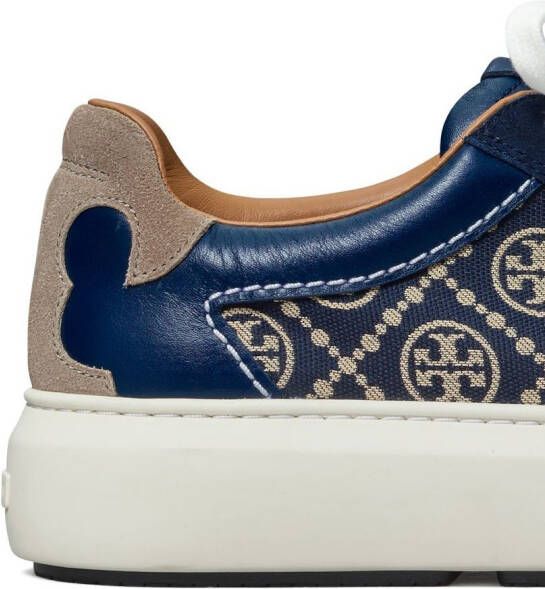 Tory Burch Ladybug sneakers met monogram Blauw