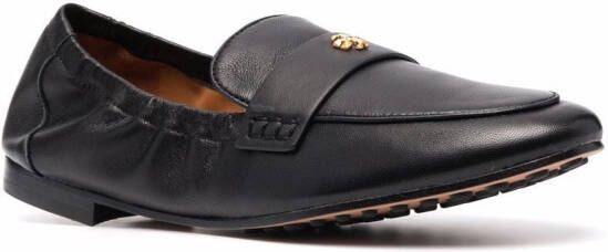 Tory Burch Ballet leren loafers Zwart