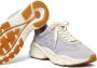 Tory Burch Leren sneakers met logo-reliëf Paars - Thumbnail 3