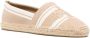 Tory Burch logo-embroidered flat espadrilles Beige - Thumbnail 2