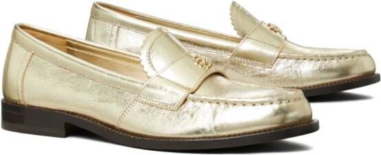 Tory Burch Metallic loafers Goud