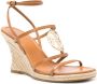 Tory Burch Miller 85 mm leren espadrilles Bruin - Thumbnail 2