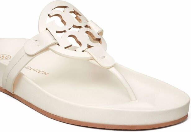 Tory Burch Miller Cloud leren sandalen Wit