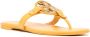Tory Burch Miller sandalen met logoplakkaat Geel - Thumbnail 2