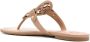 TORY BURCH Lichtbruine T-Medallion sandalen Beige Dames - Thumbnail 22