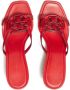Tory Burch Miller sandalen met lage hak Rood - Thumbnail 4