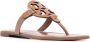 Tory Burch Miller sandalen met logo Bruin - Thumbnail 2