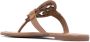 Tory Burch Miller sandalen met logo Bruin - Thumbnail 3