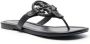 Tory Burch Miller sandalen met logoplakkaat Zwart - Thumbnail 2